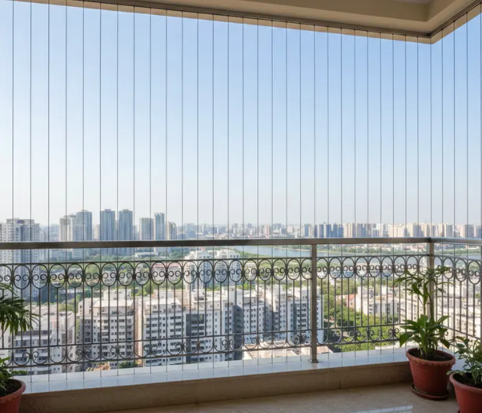 Gurugram | SafeBalconies | Invisible Grills & Balcony Safety Nets